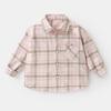 Camisa a cuadros para niño estilo europeo, Ropa de otoño e invierno para niños, Nueva camisa de otoño 2026 para niños pequeños
