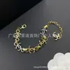 Colección de pulseras de doble C estilo Chanel transfronteriza nueva con etiquetas, álbum de fotos para selección, transmisión en vivo para venta al por mayor, abuela Chanel