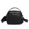 Cross-border Novo Soft Leather Small Square Bag Mulheres Europeia e Americana Retro Crossbody Bag Bolsa de ombro de meia-idade Bolsa mãe Bolsa de couro lavado Bolsa das Mulheres