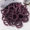Accesorios para el cabello infantiles de AliExpress color caramelo anillo para el cabello de nailon para niños accesorios regalo pequeño tocado anillo para el cabello 816