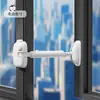 Cerradura de Ventana para Puertas y Ventanas Deslizantes de Edificios Altos, Cerradura de Ventana a Prueba de Niños sin Taladro, Anticaídas y Antiapertura, Sujetador a Prueba de Viento