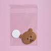 Silicona Blanda de PVC Cabeza de Oso de Dibujos Animados Parche de Oso Accesorios DIY Funda de Teléfono Ropa Zuecos Accesorios