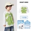 Camiseta de Manga Larga de Algodón Puro Estilo Europeo para Niños Otoño Ropa para Bebé 2026 Nueva Ropa Infantil Camiseta Básica de Moda para Niños