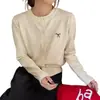 Cárdigan de punto bordado rojo para mujer, prenda exterior de otoño e invierno, nuevo suéter fino, ajuste ceñido, manga larga, prenda interior, top básico