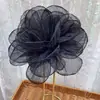 Pinza para el Cabello de Malla con Flor Grande para Otoño e Invierno para Mujer, Nuevo Pinza de Tiburón Versátil de Gama Alta para Moño, Accesorio para el Cabello