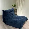 Sofá preguiçoso de celebridade da internet, poltrona reclinável para quarto em estilo nórdico, sofá individual de veludo de luxo leve, cadeira de lazer para apartamento pequeno, sofá de leitura para sala de estar, sofá criativo removível e lavável