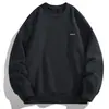 Sudadera de punto nueva para Otoño e Invierno 2025 con cuello redondo, top casual holgado y versátil, sudadera coreana estilizada de manga larga