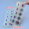 Envío Gratis 40 Juegos de Etiquetas Numéricas del 0 al 9 Plata Mate Plata Combinación de Número de Teléfono Móvil Número Pegatina Impermeable Autoadhesiva