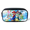 Estuche para Lápices de Estudiante de Dibujos Animados Lindo de Mario, Bolsa de Almacenamiento de Papelería de Gran Capacidad, Estilo Ins, Casual, Estuche para Lápices de Poliéster