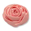 Brote de Rosa Estéreo de Satén de 5 cm Hecho a Mano DIY Accesorios para el Cabello de Niños Broche Flor Portátil Accesorios para Ropa Accesorios