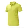 Camisa Polo Esportiva Profissional de Alta Qualidade, Absorvente de Suor, Secagem Rápida, Camiseta Casual com Gola, Manga Curta, Respirável, Polo de Trabalho Corporativo