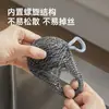 Esfera de Limpeza de Arame de Aço 410 Transfronteiriça com Corda para Pendurar, Esfera de Arame de Aço Específica para Cozinha, Esfera de Arame de Aço Inoxidável Conveniente para Casa