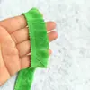 Encaje de Borla de Poliéster de Color de 2.5cm Crin de Caballo DIY Cabeza de Tigre Zapatos Pendientes Hilo de Bordar Borlas Accesorios de Ropa