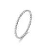 Anillo de Acero de Titanio Dorado de 18 Quilates que No se Desvanece para Mujer, Elegante Anillo Retorcido, Anillo de Pareja de Acero Inoxidable, Joyería de Anillo de Cola Extremadamente Fina