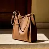 Nalandu 2026 Bolso Cubo Nuevo Primavera y Verano Bolso Tote de Hombro Único para Viajes Cotidianos Bolso de Cuero Suave de Gran Capacidad