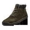Nuevos Zapatos Casuales de Caña Alta para Hombre para Otoño e Invierno, Zapatos Tipo Calcetín Cálidos de Estilo Británico Retro, Botines para Hombre