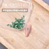 ZM Zirconia Nuevo Súper Brillante Fondo Plano Verde Fruta Pedrería para Uñas Pedrería Verde Forma Irregular Pegatinas de Uñas Mini Gota de Agua Accesorios de Pedrería