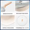 Piedra Medicinal Antiadherente Sartén Celebridad de Internet Octagonal Olla Hogareña Multifuncional Wok Cocina de Inducción Estufa de Gas Universal Fondo Plano Sartén para Freír