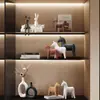 Cavalo de Cerâmica Estilo Medieval para Sala de Estar, Gabinete de TV, Bar de Vinhos, Entrada, Móveis Criativos para Casa, Presente de Inauguração de Casa de Nicho de Alta Qualidade