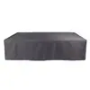Funda de Tela Oxford de Venta Caliente Transfronteriza para Mesa y Sillas Largas, Funda Negra para Muebles de Exterior contra la Lluvia, Funda de Tela Oxford para Mesa y Sillas de Jardín contra el Sol y el Polvo