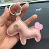 Chaveiro de Carro Fique Rico Logo para Mulheres, Pingente de Chaveiro de Carro Pônei Retro Exquisito e Fofo, Acessório de Mochila