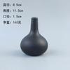 Vaso Cerâmico Preto Estilo Chinês Vintage Mesa de Escritório Vaso Fosco Enfeites Decoração de Casa Conjunto de Vasos Foscos