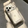 Oso de Lunares Adecuado para Funda de Teléfono con Airbag para Apple Oppo Modelo Nuevo Transparente Vivo Huawei Iphone17Pro