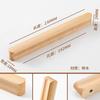 Tirador de Cajón de Hongo de Madera Log Japonés Redondo Madera Agujero Único Gabinete Puerta de Armario de Madera Habitación Infantil Tirador de Madera Maciza