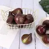Simulación de fruta, caqui, manzana, naranja, plátano falso, limón, granada, naranja, decoración, accesorios fotográficos, juguetes de educación temprana