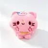 Diseño original lindo gatito de peluche que induce dopamina accesorio colgante para bolso llavero venta al por mayor