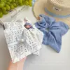 Elegante y Elegante Pañuelo Cuadrado para Atar el Cabello, Atadura de Cabello Súper Hada y Linda para Niña, Cuerda para el Cabello Accesorios para el Cabello, Nueva Cuerda para el Cabello de Verano Adorno para la Cabeza
