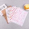 Fabricante Grado Alimenticio Desechable Papel para Plato Recubierto a Prueba de Aceite Horneado Hamburguesa Sándwich Tostada Papel para Envolver Personalización