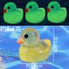Colgante de pato para baño, micropaisaje de musgo, decoración luminosa, pequeños adornos, accesorios de bricolaje, artesanías de resina.