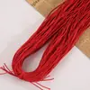 Banda elástica redonda de 0.8-2.0 mm, cordón elástico de látex colorido para joyería, manualidades hechas a mano y pulseras