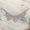 Accesorios Europeos y Americanos Tobillera de Pedrería Tobillera con Borla Diamante Brillante Moda Elegante Tobillera de Novia Estilo Étnico Tobillera de Playa