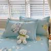 Funda de almohada individual, doble y gruesa, de marca, para dormitorio de estudiantes, 48 x 74 pulgadas