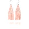 Pendientes de cuentas de estilo bohemio europeo y americano color tejido a mano borla larga pendientes de cuentas Miyuki venta al por mayor