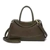 Bolso de Mano Transfronterizo de Lujo Ligero y Temperamento Sencillo para Mujer, Nuevo Bolso Cruzado de Hombro Único Versátil Clásico para Otoño/Invierno