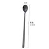 Cuchara Mezcladora de Acero Inoxidable 304 Dorada Negra Exclusiva Transfronteriza Mango Largo Cuchara para Café Cuchara Larga para Hielo Creativa