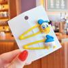Horquilla de goma con forma de personaje de dibujos animados para niños, material de goma, pegamento para funda de teléfono móvil, accesorios de joyería de resina, oso, venta al por mayor