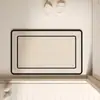 Alfombrilla de Baño Simple de Barro de Diatomeas, Absorbente de Agua, Antideslizante, Secado Rápido, Fácil Cuidado, Alfombrilla Fácil de Limpiar, Decoración de Entrada, Felpudo Resistente a Manchas