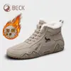 Zapatos de Mujer Gorilla de Caña Alta 2026 Otoño e Invierno Piel Genuina Botas Martin de Exterior para Mujer, Botas de Nieve Cálidas con Forro de Lana, Zapatos de Algodón para Mujer