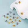 Espaciador cilíndrico de circonita con diamantes, cuentas sueltas, bricolaje, pulsera, collar, joyería, chapado en oro de 18 quilates, fabricantes, lote