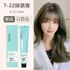 Color Crema Marrón Tinte para el Cabello Color de Moda Tinte para el Cabello Multicolor Crema de Coloración Capilar en un Solo Paso para Mujeres