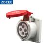 Conector de Acoplamento ZDCEE à Prova d'Água para Aviação Industrial Não à Prova de Explosão, 3 Furos, 4 Pinos, 5 Pinos, 16A/32A, Macho e Fêmea