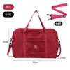 Bolsa de Almacenamiento Plegable para Viaje, Organizador de Ropa Impermeable, Cubierta de Maleta Portátil de Gran Capacidad, Bolsa de Viaje con Ruedas