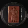 Accesorios de Madera de Azufaifo Golpeada por el Rayo, Colgante de Bodhisattva Weituo, Colgante de los Cinco Dioses de la Riqueza, Colgante de Zhong Kui, Manualidades Talladas DIY, Accesorios para Colgantes de Collar