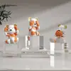 Estilo Crema Oso Violento Adornos para Sala de Estar Gabinete de TV Dormitorio Gabinete de Vino Decoración Escritorio Hogar Fortuna Regalo de Mudanza