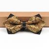 Gravata borboleta pontuda masculina terno formal estilo britânico coreano pontuda dupla camada noivo casamento casamento vinho tinto borboleta