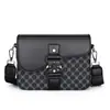 Bolso Mensajero de Silla de Montar Creativo Elegante Unisex con Solapa, Bolso de Hombro Cruzado de Moda Casual de Negocios